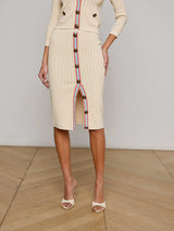 Melania Pointelle Knit Skirt