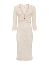 Dovie Pointelle Knit Dress
